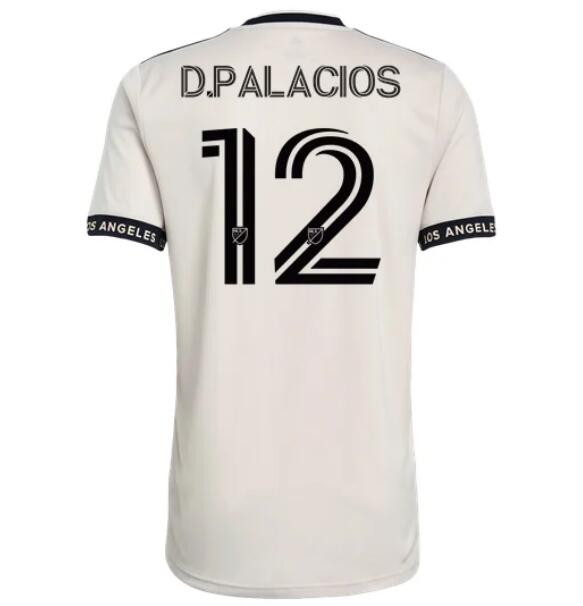 2021/22 LAFC Away Kit Soccer Jersey DIEGO PALACIOS #12